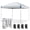 Gray, variant on Aoodor 10' x 10' Pop-Up Canopy Tent with Roller Bag, Outdoor Portable Instant Shade-Brown