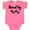 Hot Pink, variant on Inktastic Loved by Pop Pop Boys or Girls Baby Bodysuit