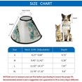 thumbnail image 3 of Retro Floral Soft Cat Dog Recovery Collar Adjustable Cat Cone Wound Healing Protective After Surgery for Cats, 3 of 7