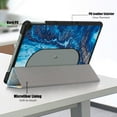thumbnail image 4 of Allytech Google Pixel Tablet Case, Trifold Stand Ultra Slim Fit Lightweight Shockproof Protective Back Cover Case for Google Pixel Tablet - Blue Marble, 4 of 11