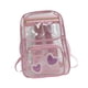 thumbnail image 3 of Mochila transparente Yinane mochila impermeable de PVC Rosa, 3 of 8