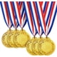thumbnail image 1 of Medallas de Metal Dorado para Ganador, Juego de 6 Medallas Olímpicas de Primer Premio para Deportes, Competiciones y Fiestas, Diámetro de 6,4 cm con Cinta de 81 cm. Sincero Electrónica, 1 of 5