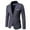 Gray Jacket for Men, variant on hopeusince Men's Corduroy Blazer Slim Fit One Button Suit Jacket Business Work Office Sport Coats with Pocket Black L