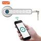thumbnail image 1 of Cerradura de perillas de puerta compatible con Bluetooth con cerradura de manija de palanca de 2 llaves para apartamento, 1 of 7
