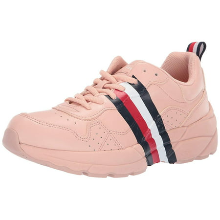 UPC 193280301582 product image for Tommy Hilfiger Womens ENVOY Low Top Lace Up Fashion Sneakers, Blush, Size 6.0 Lz | upcitemdb.com