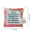 thumbnail image 4 of Colcha Oración Con Cruz en El Interior Colchas Poemas Simbolistas para Navidad Navideña (K), 4 of 4