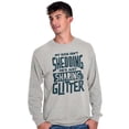 thumbnail image 5 of Shedding Sharing Glitter Dog Fur Puppy Long Sleeve TShirt Men Women Brisco Brands S, 5 of 6
