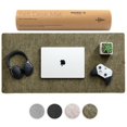 thumbnail image 1 of Tapete de escritorio Nordik By Design 89 x 43 cm de fieltro, grande, verde, 1 of 7