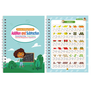 Groove Writing Practice Book - Magic Pen Single Book Selection - Addition & Subtraction