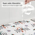 thumbnail image 3 of Microfiber Dish Drying Mat, Christmas Blessing Print Dish Drying Pad Mats for Kitchen Counter Dishes Rack Pad, 18 x 24 inches, 3 of 9