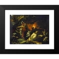 thumbnail image 2 of Abraham Bloemaert 24x19 Black Modern Framed Museum Art Print Titled - The Burning of Troy (ca. 1593), 2 of 5