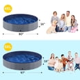 thumbnail image 4 of Piscina Plegable para Perros de PVC Niubya, 203x41 cm, Gris, 4 of 6