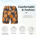 thumbnail image 5 of Balery Various Oranges Mens Swim Trunks Swim Shorts for Men Quick Dry Inseam Beach Shorts with Compression Liner Pocket-XX-Large, 5 of 9