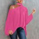 thumbnail image 1 of Puntoco Mujer Camisa Casual Manga Larga Cuello Halter Hombro Sólido Suelto Polluer Blusa tops Puntoco Puntoco-317, 1 of 5