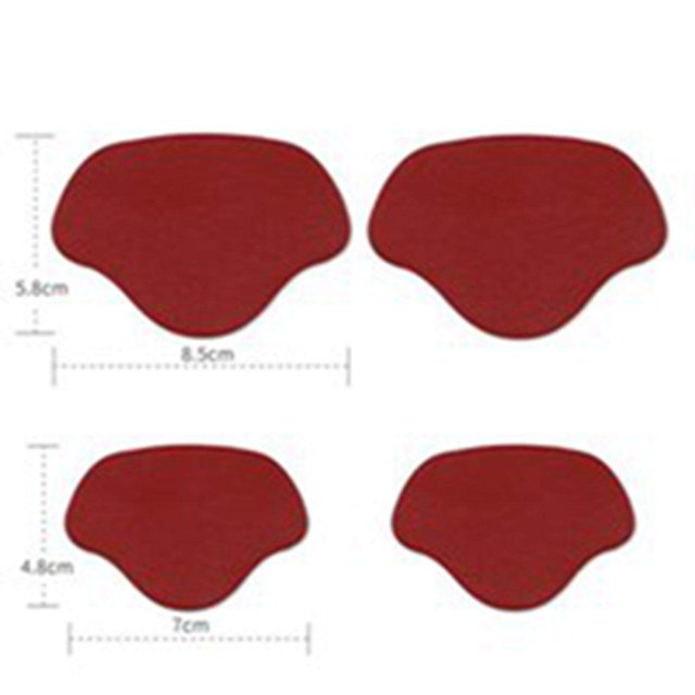 thinsony Semelles de Talon pour Réparation de Talon pour Hommes & Femmes Talons Hauts Rouges