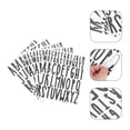 thumbnail image 2 of SHISUYAN House Number Stickers Adhesive PVC Material for Home Black Color Easy to Use Waterproof 5 Sheets, 2 of 9