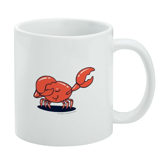 Crab Dubstep Funny Humor White Mug