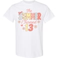 thumbnail image 3 of Inktastic The Summer I Turned 13 Cute Birthday Design T-Shirt, 3 of 5