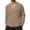 Khaki, variant on Fgnfyis Work Jackets for Men Knitted Cardigan Sweater Button up Long Sleeve Lightweight Soft Yarn Fabric Winter Coats for Men Black L