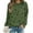 Army Green, variant on Women Sweatshirt Fall Casual Y2k Star Graphic Print Crewneck Long Sleeve Tops Lightweight Trendy Loose Fit Pullover Blouses White L