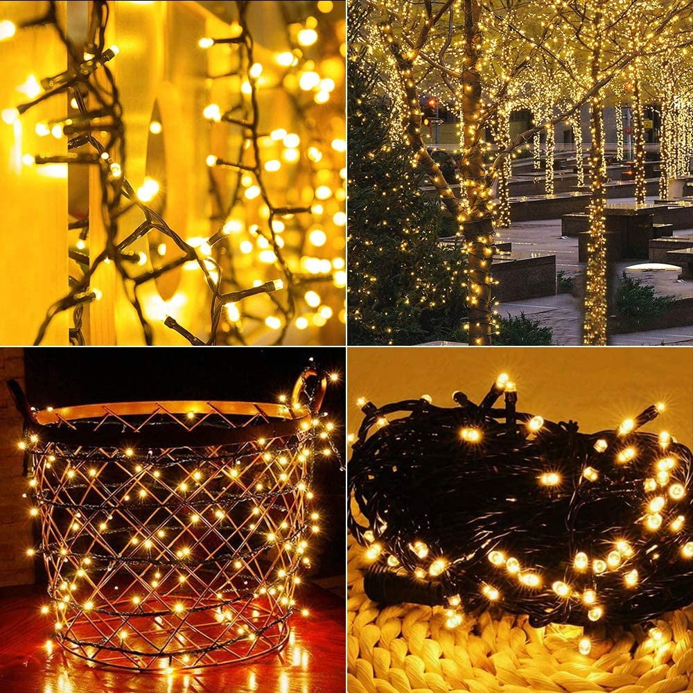 Solar LED Light Outdoor Camping Tent Lights Festoon Lamp Garden Fairy Light  Storable String Christmas Party Wedding Decoration