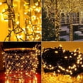 thumbnail image 2 of GooingTop Solar String Lights 52.3ft 160 LED Solar Tree Lights Outdoor Waterproof,Camping String Lights Yard Lights Christmas Lights with 8 Modes for Tree Wedding Holiday Party(Warm White), 2 of 7