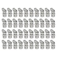 thumbnail image 1 of Nickel Plated Iron 45 Degree Grease Fitting M10 X 1mm, 1 of 5