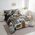 thumbnail image 2 of Feelyou Farmhouse Adventure Twin Bedding Sets 7-Piece, Lake House Bedding Comforter Set, Rustic Animal Sheet Sets, Ultra Soft Room Decorative, 2 of 7