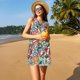 thumbnail image 3 of Easygdp Cute Nautical para Vestido Transpirable de Mujer, Vestido Suelto de Manga Corta con Pliegues y Bolsillos para el Verano, 3 of 7