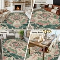 thumbnail image 6 of 8x10 Area Rugs for Living Room, Pink Green Boho Non Slip Area Rugs for Kitchen Bedroom Entryway, Abstract Medieval Vintage Ethnic Floral Washable Carpet Runner Rug Floor Mats for Bedroom Home Decor, 6 of 9
