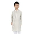 thumbnail image 2 of TRILOKI Kids Cotton Kurta Set for Boys Indian Traditional Ethnic Wear Off White, 2 of 6