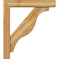 thumbnail image 3 of Ekena Millwork 6"W x 32"D x 36"H Funston Block Rough Sawn Bracket w/ Offset Brace, Western Red Cedar, 3 of 25