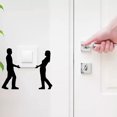 thumbnail image 4 of XYCCY Creative Removable Switch Sticker, Black Silhouette Wall Sticker, Light Switch Decor Decals Label, DIY Art Home Decor Adhesive Stickers ST-001, 4 of 8