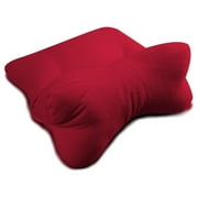 ByEUcuk DogBones OrthoBone Chiropractic Pillow, Red, 1 Count (Pack of 1)