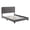 Gray, variant on Pemberly Row Channel Tufted Performance Velvet King Bed in Navy