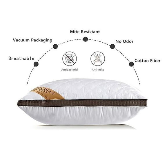 Specollect Hotel Collection Bed Pillows Down Alternative Bedding Gel Cooling Pillow for Back, Stomach or Side Sleepers Compressed Neck Pillow Five-star