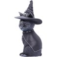 thumbnail image 2 of Figurine de Chat Occulte Chapeau de Sorcière Noir 13.5cm, 2 of 4