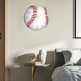 thumbnail image 4 of home appearance Round mute clock wall decoration baseball wall clock Decoration & Hangs, 4 of 8