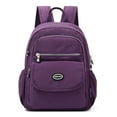 thumbnail image 2 of Spencer Backpack Purse for Womens, Waterproof Nylon Travel Backpack Rucksack Ladies Casual Shoulder Bags, Purple, 2 of 11