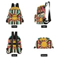 thumbnail image 4 of FORMRS Mini Backpack Purse for Women Travel Daypack Casual Shoulder Bag, Geometric Sun, 4 of 7