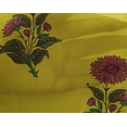 thumbnail image 4 of oneOone Georgette Viscose Medium Yellow Fabric Floral Block Quilting Supplies Print Sewing Fabric By The Yard 42 Inch Wide, 4 of 4