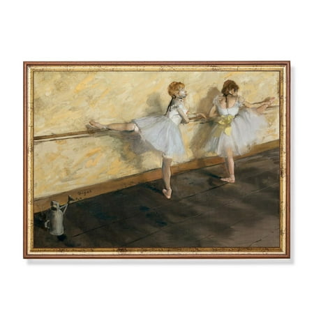 Degas Ballerinas Poster Vintage Ballet Barre Fine Art Home Decor, 8x12 UNFRAMED