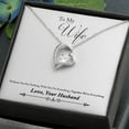 thumbnail image 2 of To My Wife Together We're Everything From Husband Forever Necklace w Message Card, 2 of 20