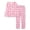 Pink Watermelon & Heart(Long Sleeves), variant on Pink Checker Pajamas for Big/Teen Girls – Cute Autumn 2-Piece Long Sleeves Shirt & Pants PJs Play Set Size 10