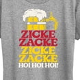 thumbnail image 3 of Instant Message - Zicke Zacke Hoi Hoi Oktoberfest - Women's Short Sleeve Graphic T-Shirt, 3 of 6
