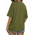 thumbnail image 3 of MOYIKO Womens Oversized T Shirts Crew Neck Short Sleeve Summer Trendy Tops Loose Fit Tee, 3 of 7