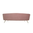 thumbnail image 4 of Pasargad Home BH-S214-V8 Sorrento Lorenzo Velvet Sofa - Pink, 4 of 8