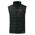 thumbnail image 2 of Men's Cutter & Buck Black Cincinnati Bengals Helmet Evoke Hybrid Eco Softshell Recycled Full-Zip Vest, 2 of 3