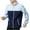 Navy, variant on VBTAPA Men's Track Jackets Lightweight Zip Up Hoodie Coat Workout Running Athletic Active Jacket with Pockets White L