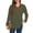 Green, variant on Women's Waffle Knit Tops Henley Casual Shirts Long Sleeve V Neck Solid Color Casual Tunic Tops S-XXL